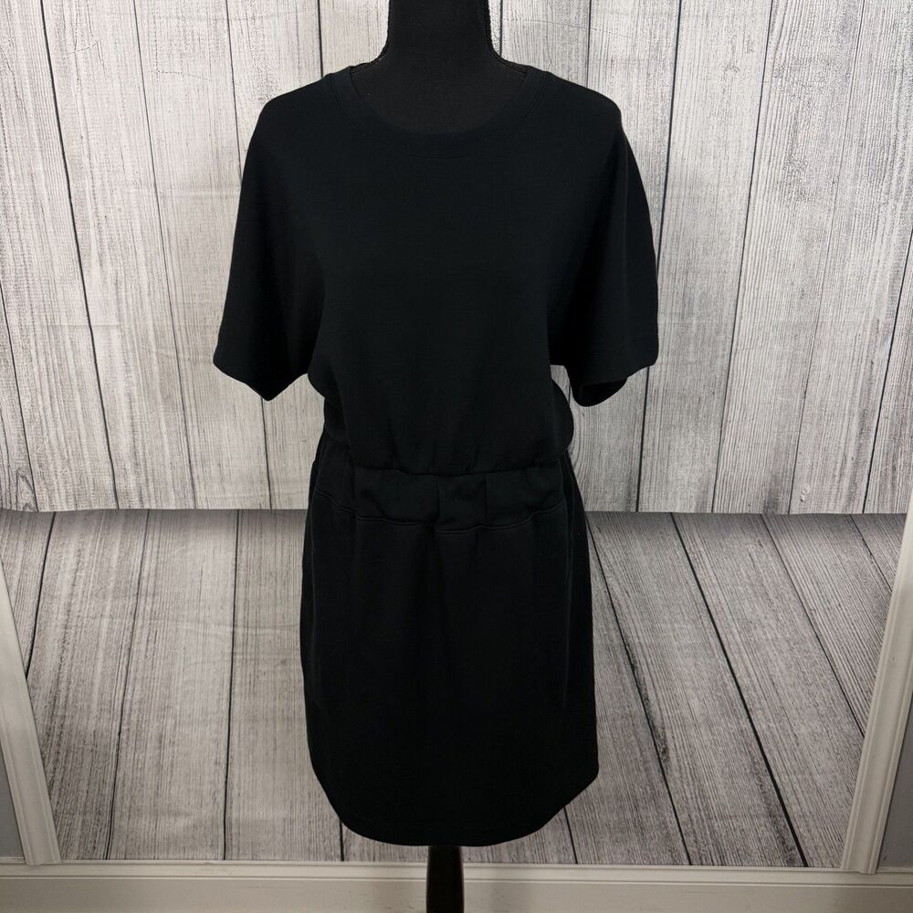 SPANX Black Short Sleeve Knit Dress